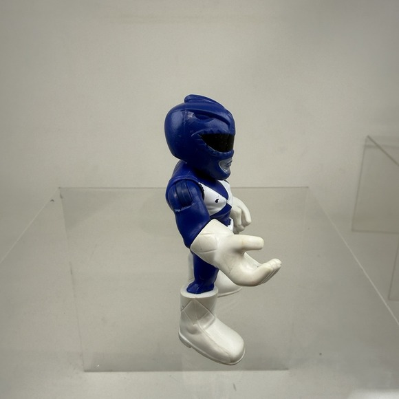 Imaginext Power Rangers Mighty Morphin Blue RANGER Figure MMPR 3" - Picture 4 of 6
